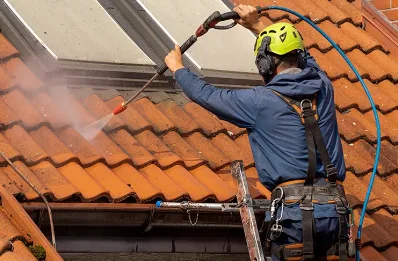 Démoussage et hydrofuge de toiture à Surtainville
